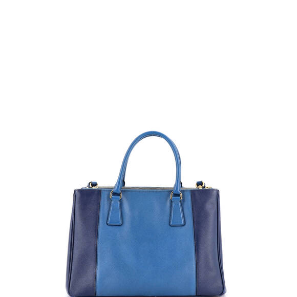 Prada Bicolor Double Zip Lux Tote #239139P88B - Picture 3 of 8